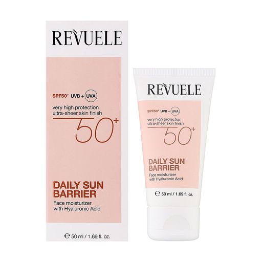 Солнцезащитный крем для лица Revuele Daily Sun Barrier Face Moisturizer SPF 50+, 50 мл