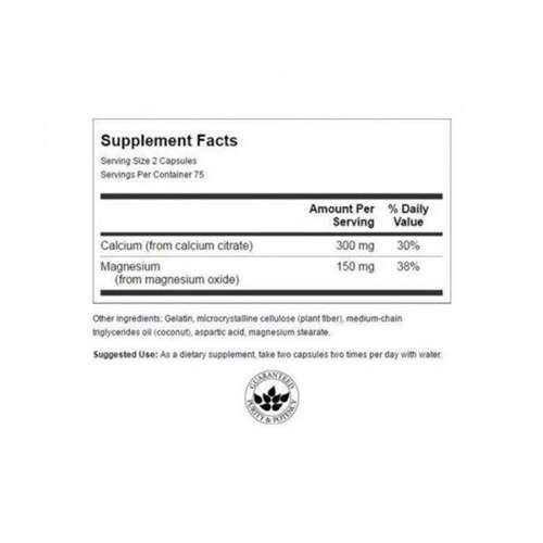 Мікроелемент Кальцій Swanson Calcium Citrate Plus Magnesium 150 Caps (920046)