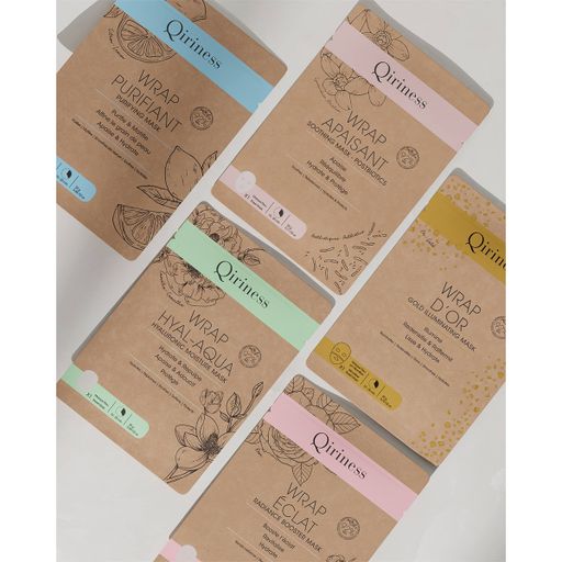 Заспокійлива маска для обличчя Qiriness Wrap Apaisant Soothing Mask-Postbiotics з постбіотиками, 20 г