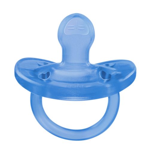 Пустышка силиконовая Chicco PhysioForma Soft от 6 до 16 месяцев, голубая, 1 шт (73091.95)