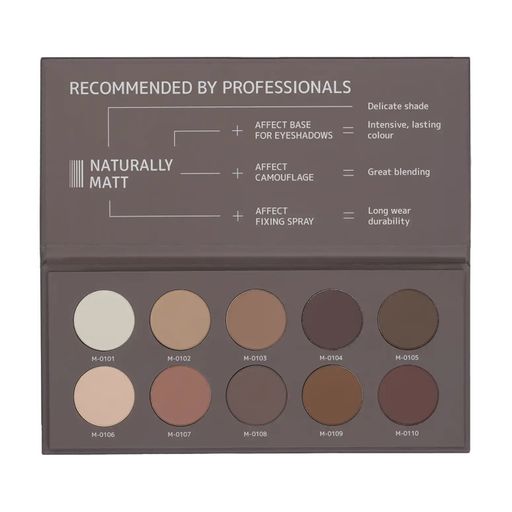 Набор декоративной косметики Affect Cosmetics Natural Beauty (паллетка теней Naturally Matte + тушь для ресниц Eyelash Expert, 12 мл)