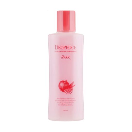 Уценка! Омолаживающий тонер для лица Deoproce Hydro Antiaging Pomegranate Toner против морщин, 380 мл