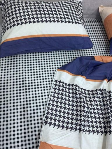 Комплект постільної білизни Ecotton полуторний 150х215 см синій (21215АВ) (922842)