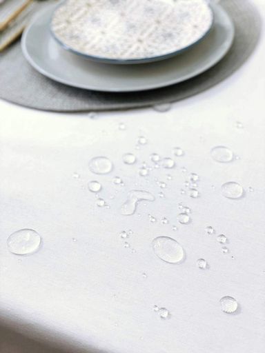 Скатертина Ecotton DUCK 170х200 см водовідштовхувальна білого кольору White 23127 (922970)