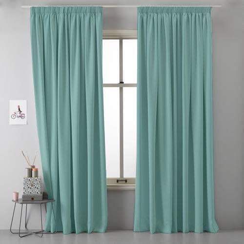 Комплект штор Academy Gardin Эконом 200х250 см 2 шт. Светло-бирюзовый (923229)