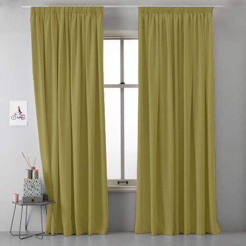 Комплект штор Academy Gardin Эконом 150х270 см 2 шт. Фисташковый (923253)