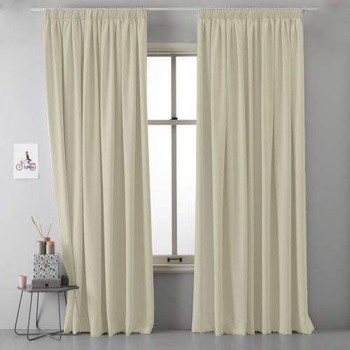 Комплект штор Academy Gardin Эконом 300х260 см 2 шт. Кремовый (924007)