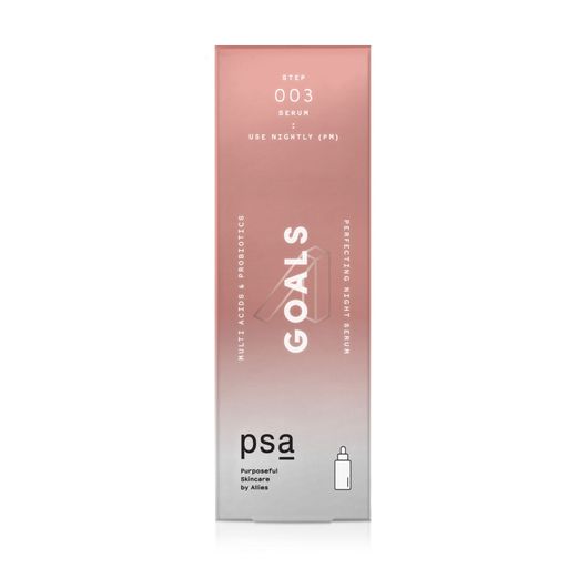 Ночная антиоксидантная сыворотка для лица PSA Goals Multi Acids and Probiotics Perfecting Night Serum, 30 мл