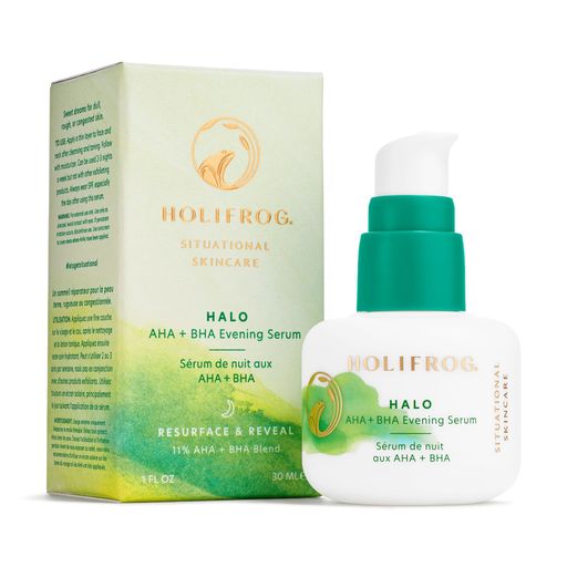 Ночная сыворотка для лица HoliFrog Halo AHA + BHA Evening Serum с AHA и BHA кислотами, 30 мл