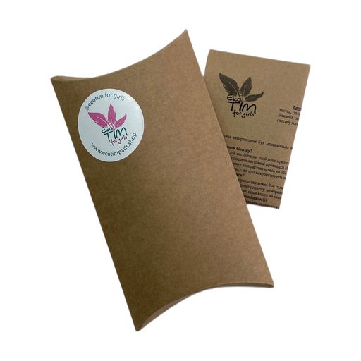 Набор менструальных многоразовых прокладок Ecotim for girls Мини 1 капля (сиреневая, 1 шт + синяя с розой, 1 шт + мешочек, 1 шт + петелька, 1 шт)