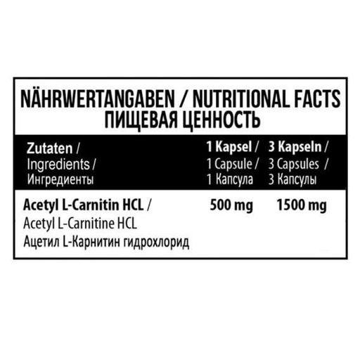 Жироспалювач для спорту MST Nutrition L-Carnitine Acetyl 90 Caps (924629)