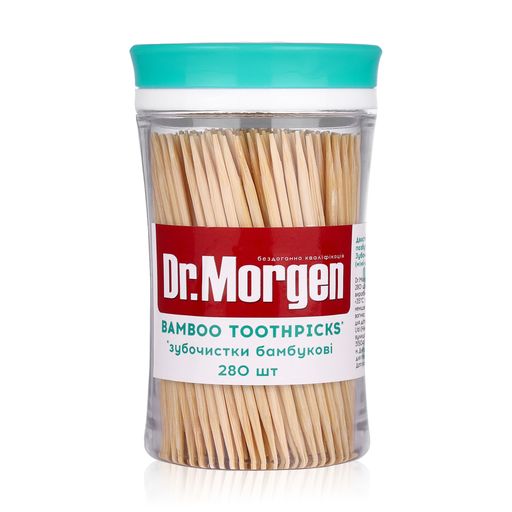 Зубочистки бамбуковые Dr.Morgen, 280 шт