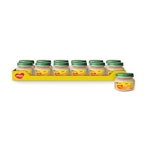 Детское мясное пюре Milupa Цыпленок, от 6 месяцев, 12*80 г