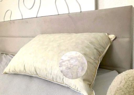 Подушка Ecotton 70х70 см пухово-перова пух 50% бежева Biege (924908)