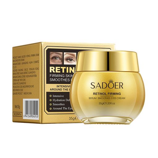 Крем для шкіри навколо очей Sadoer Retinol Firming Serum Smoothes Eyes Cream з ретинолом, 35 г