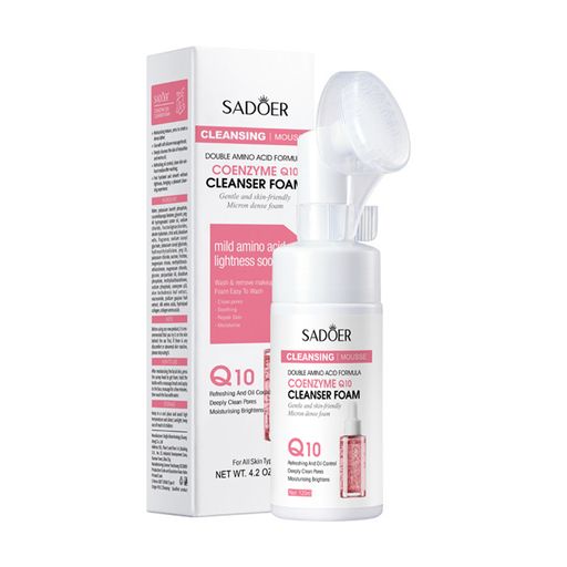 Пенка-мусс для умывания Sadoer Coenzyme Q10 Amino Acid Cleansing Mousse с коэнзимом Q10, 120 мл
