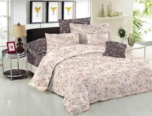 Комплект постельного белья Ecotton Евро 210х220 см бежевый (23443) (925005)