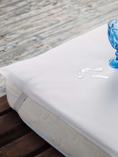 Наматрацник Aqua stop Ecotton Classic soft 160х200 см водонепроникний на резинці по кутам білий (925077)