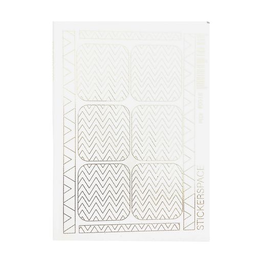 Наклейки для дизайна ногтей StickersSpace Sliders Foil (0018)