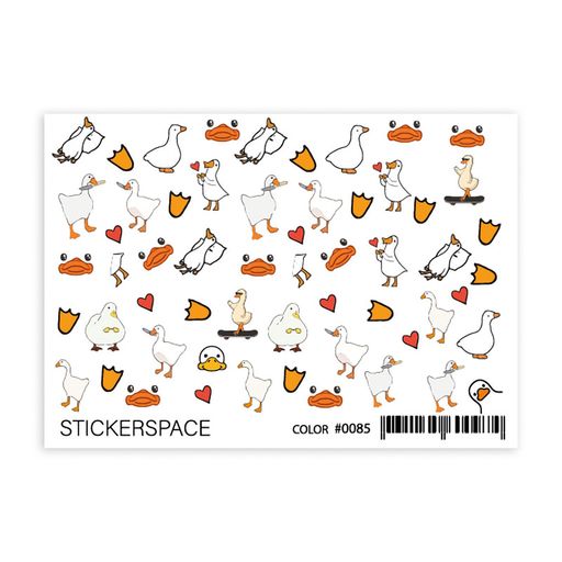 Наклейки для дизайна ногтей StickersSpace Sliders Color (0085)