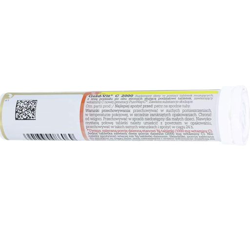 Вітамін C для спорту Olimp Nutrition Gold-Vit C 2000 20 effervescent tabs Orange (926043)