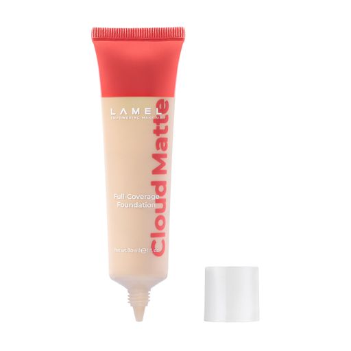 Уценка! Тональный крем для лица LAMEL Make Up Cloud Matte Full-Coverage Foundation 01C, 30 мл