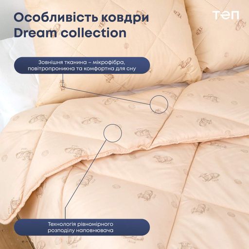 Одеяло DREAM COLLECTION WOOL 180х210 см (926401)