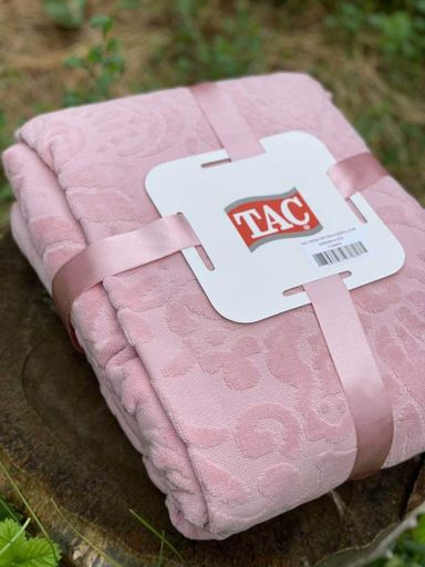 Покрывало махровое TAC Lyon Pink 200×220 см (926624)