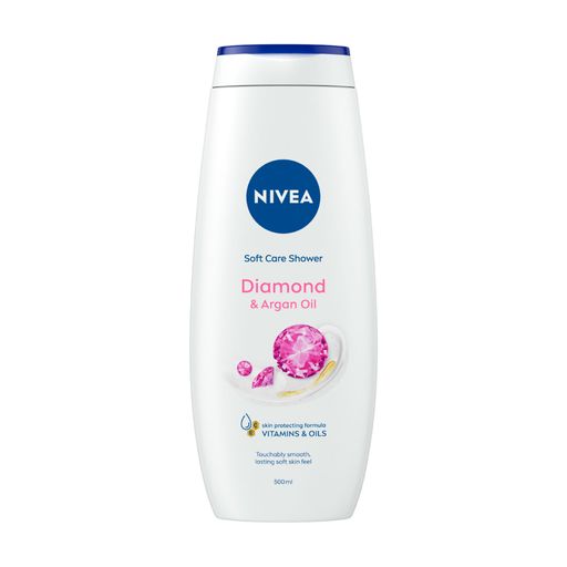 Гель для душа NIVEA Care Diamond & Argan Oil с аргановым маслом, 500 мл