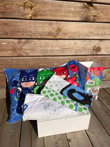 Підлітковий комплект Disney TAC PJ Masks Cek Ранфорс / простирадло на резинці (926646)