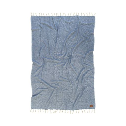Плед-накидка Barine Wool Basket indigo синий 120*175 (928065)