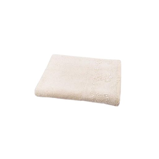 Полотенце бамбуковое Maxstyle Dantela кремовый 50*90 (928207)