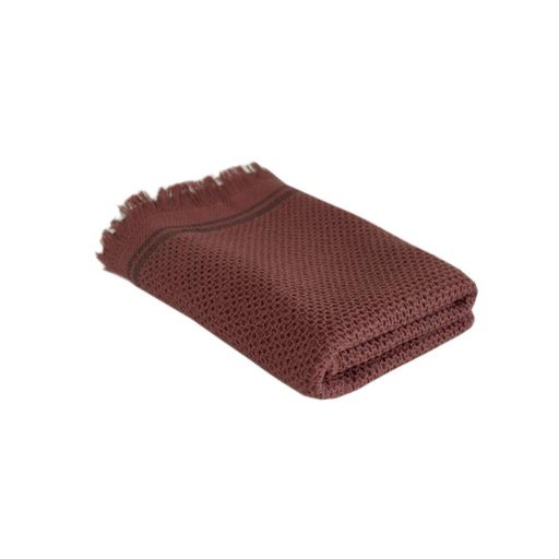 Полотенце махровое Buldans Parga Patara burnt bordo бордовый 80*160 (928631)
