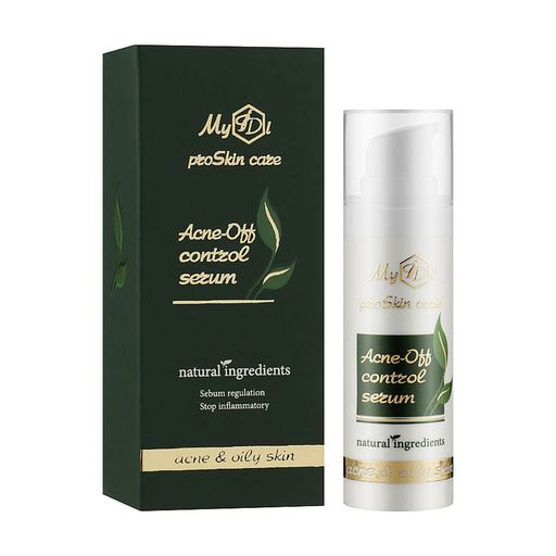 Протизапальна сироватка для обличчя MyIDi Acne-Off Control Serum для проблемної та жирної шкіри, 30 мл