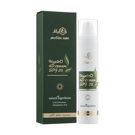 Зволожувальний денний крем для обличчя MyIDi H2ydrO 4D Cream, SPF 25, для всіх типів шкіри, 50 мл
