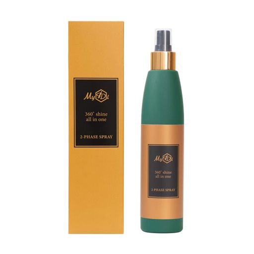 Двухфазный спрей-кондиционер MyIDi 360 Shine All In One 2-Phase Spray для легкого расчесывания волос, 250 мл