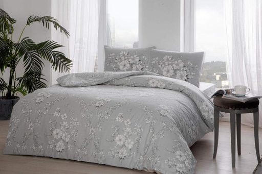 Односпальный комплект TAC Lily Grey Ранфорс (929196)