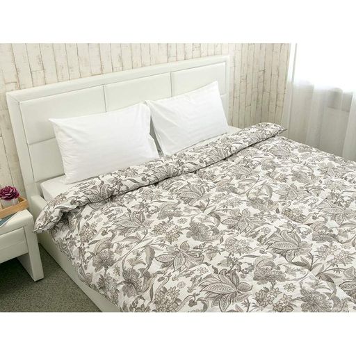 Ковдра Руно Comfort+ Luxury вовняна бязь всесезонна бежева полуторна 140x205 см 300 гр/м2 (22639) (929220)