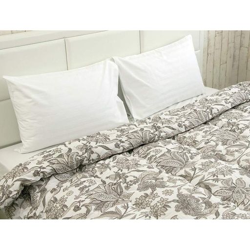 Ковдра Руно Comfort+ Luxury вовняна бязь всесезонна бежева полуторна 140x205 см 300 гр/м2 (22639) (929220)