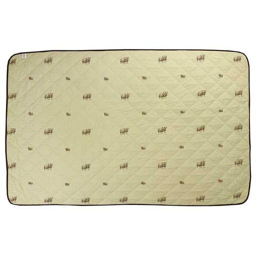 Ковдра Руно Sheep вовняна легка бежева полуторна 140x205 см 160 гр/м2 (21238) (929238)