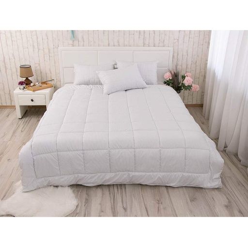 Ковдра Руно Elegante сіра полуторна 140x205 см 200 гр/м2 (26338) (929254)