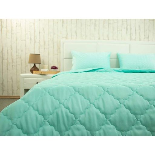 Ковдра Руно Silicone легка бірюзова полуторна 140x205 см 160 гр/м2 (22588) (929258)