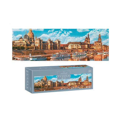Пазлы панорамные Interdruk Around The World 3, от 7 лет, 32*96 см, 1000 элементов (326300)