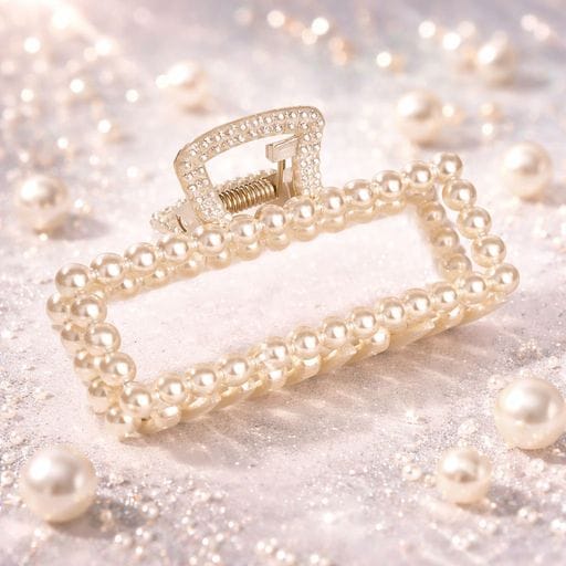 Заколка-краб для волос Жемчужины, 1 шт (Е25092657)