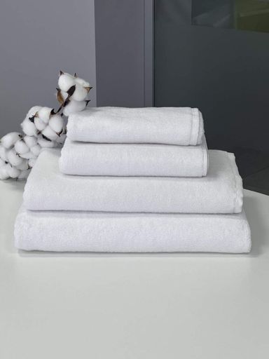Полотенце банное Ideal Textile махровое 70х140 см 450 г/м2 Белый (931485)