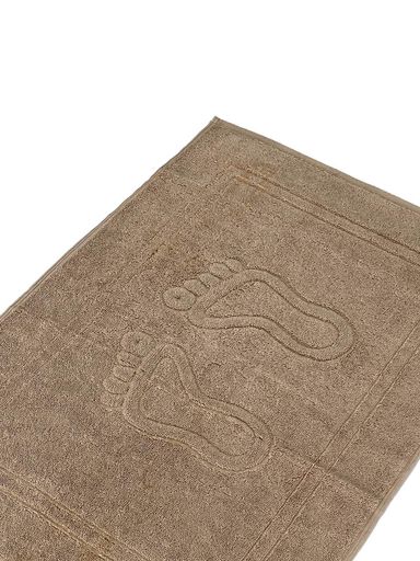 Махровое полотенце Ideal Textile для ног 50х70 коврик бежевый 700 г/м2 (56860781) (931493)