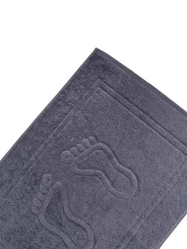 Махровое полотенце Ideal Textile для ног 50х70 коврик графит 700 г/м2 (56860782) (931577)
