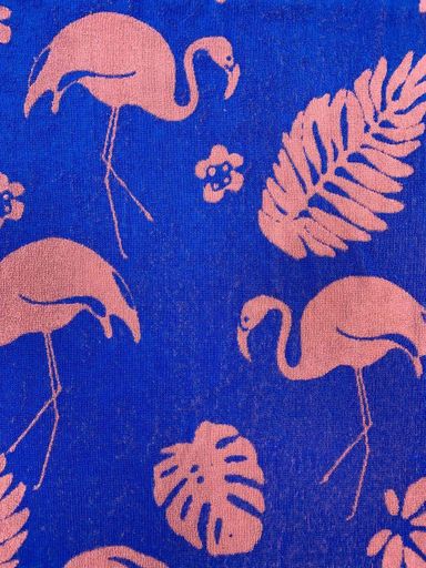 Дитячий рушник Ideal Textile Фламінго рожевий 70х140 см (56860797) (931580)