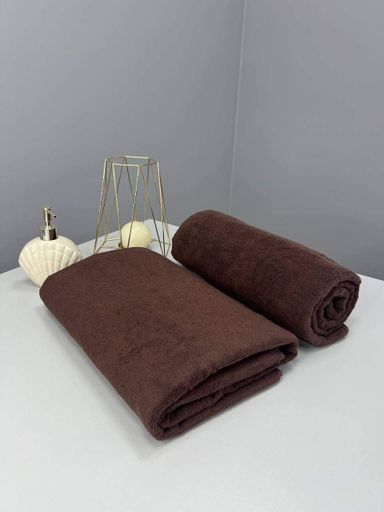 Полотенце банное Ideal Textile махровое 100х150 см (56860335) Шоколадний (931590)
