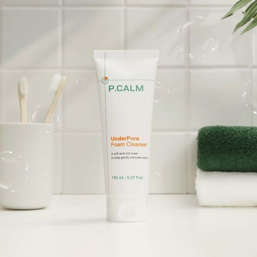 Очищувальна пінка P.Calm UnderPore Foam Cleanser для проблемної шкіри обличчя